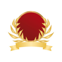 ランキングメダルのフレームイラスト