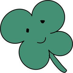 네잎클로버 캐릭터 행운