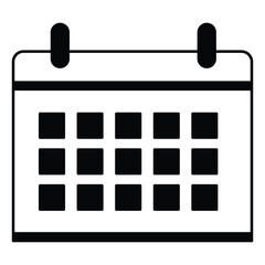 Business Scheduling Event Calendar Vector Icon Design © AbdulRauf