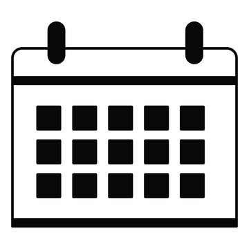 Business Scheduling Event Calendar Vector Icon Design