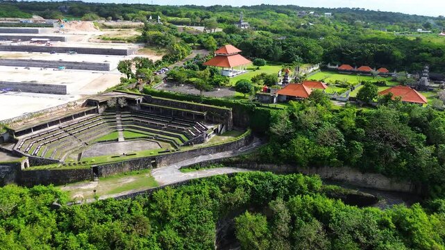 Aerial View of Gunung Payung Amphitheater in Bali, Indonesia