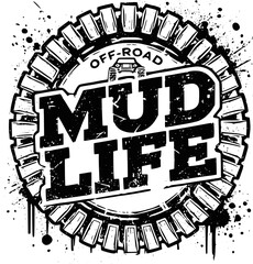 Mud life offroad SVG, Offroad TV svg png © Mercy