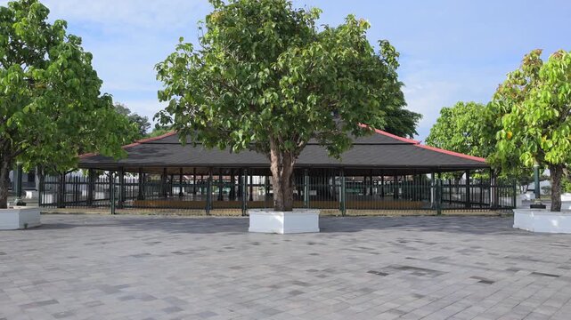 The Kemagangan Hall is a historic building in the center of the Kemagangan courtyard of the Yogyakarta Palace. It serves as a selection and training ground for prospective courtiers, particularly sold