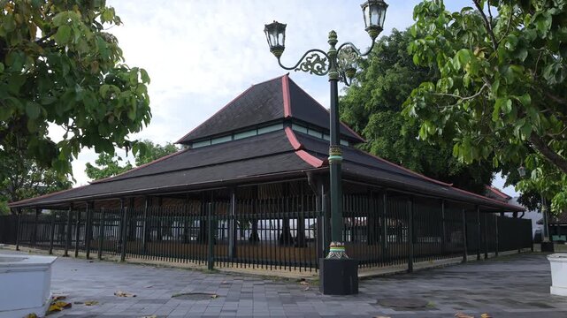 The Kemagangan Hall is a historic building in the center of the Kemagangan courtyard of the Yogyakarta Palace. It serves as a selection and training ground for prospective courtiers, particularly sold