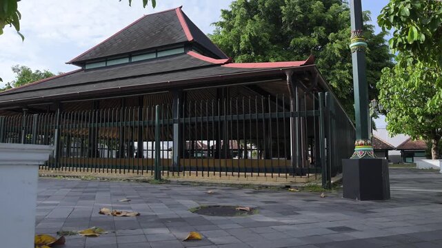 The Kemagangan Hall is a historic building in the center of the Kemagangan courtyard of the Yogyakarta Palace. It serves as a selection and training ground for prospective courtiers, particularly sold