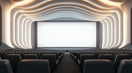 Fototapeta premium Empty cinema hall