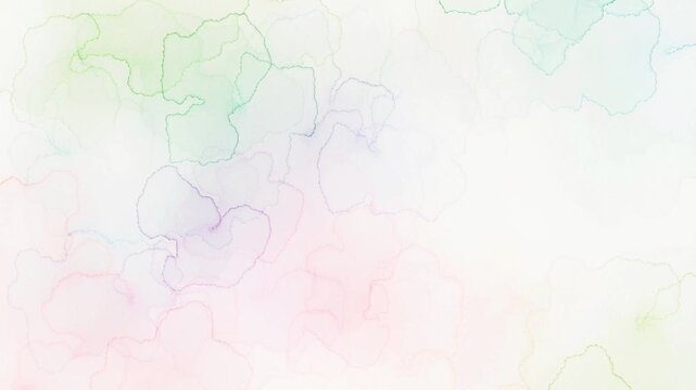 Abstract watercolor diffusion background in soft pastel colors  