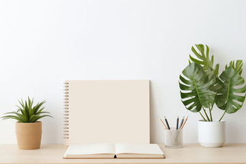 A simple workspace setup with a generic notebook.