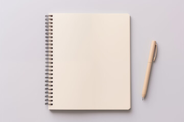 A simple workspace setup with a generic notebook.