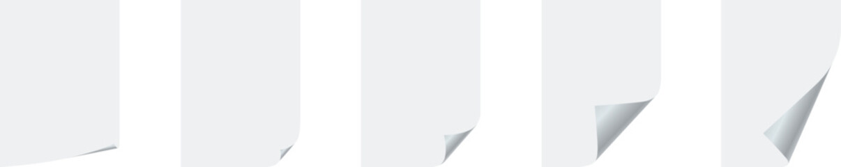 Post it note paper. White sheets for notes isolated with clipping path on background.