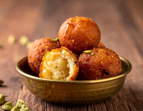 Pantua - Bengali Gulab Jamun Style Sweet