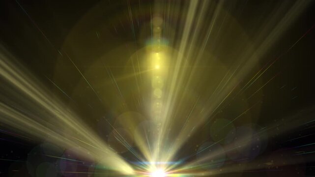 Bright White God Rays Overlay Screen Blending 4K Loop