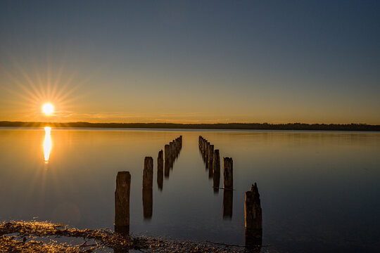 Sonnenuntergang am Starnberger See