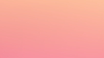 Elegant abstract background featuring a soft gradient of coral and warm pink. Subtle blur and airy texture enhance contemporary design and beauty branding visuals.