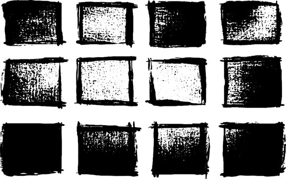Abstract high contrast stencil style sketch grid for creative design