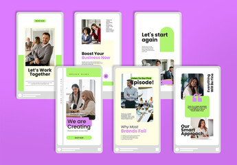 Modern Business Social Media Story Template