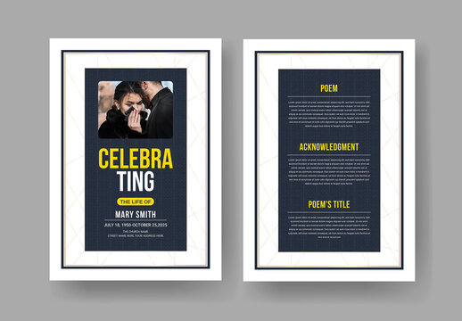 Funeral Program Template