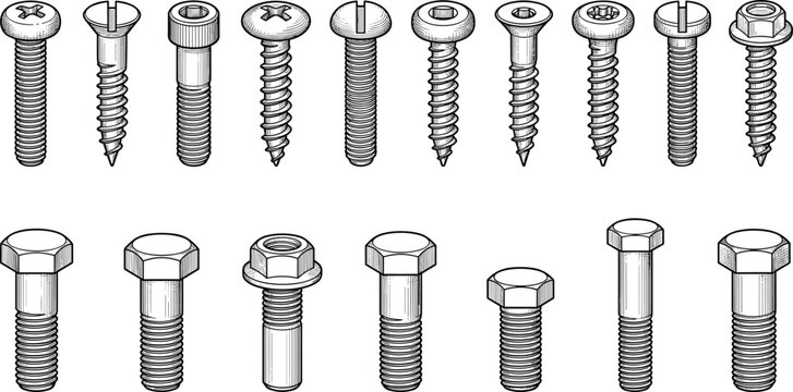 Types Of Hex Bolt Head