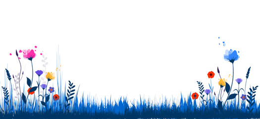 fiori, natura, primavera, campagna, campo di fiori,