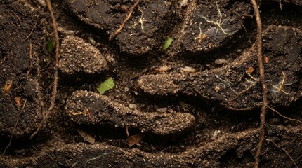 Intricate Ant Colony Tunnels in the Earth