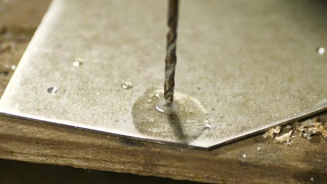 Milling stainless steel using drill bit