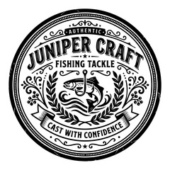 Obraz premium Fishing Tackle Logo Design 2.
