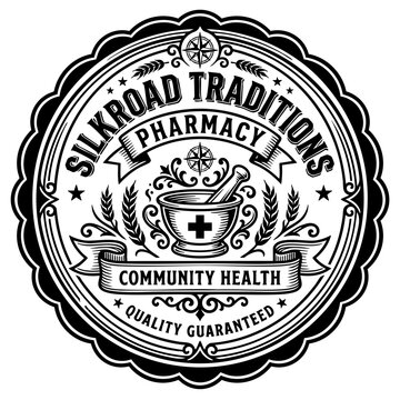 Silkroad Traditions Pharmacy Logo.