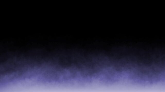 4K Animated Colored Smoke Effect on Black Background &ndash; Mystical Fog Loop. Abstract Video.