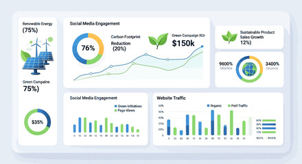 Set of 6 business infographic elements vector