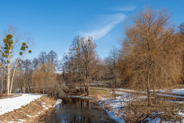 Wiosna w Olsztynie. Rzeka Łyna. © Janusz Lipiński