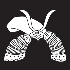 家紋　兜紋のベクターデータ