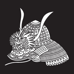 家紋　兜紋のベクターデータ