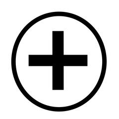 Obraz premium Plus icon – simple and modern design for UI, apps, and web