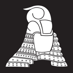 家紋　兜紋のベクターデータ