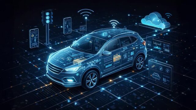 Connected Autonomous SUV with V2X Communication and Digital Twin Interface for Smart City Infrastructure