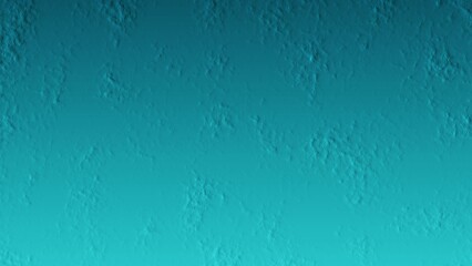 Fototapeta premium Textured Aqua Blue Plaster Surface Stucco Gradient Wall