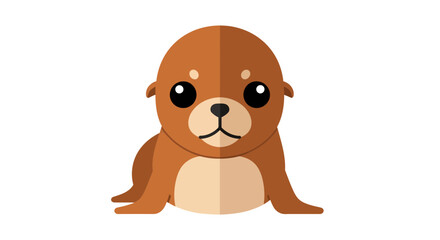 Obraz premium Cute Seal Vector Illustration, Cartoon Style Graphic for Children's Designs and Educational Resources