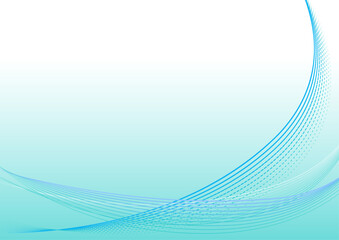 Flowing abstract wave background material