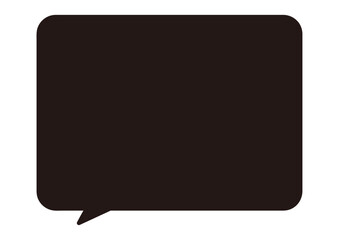 Simple speech bubble