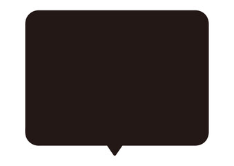 Simple speech bubble