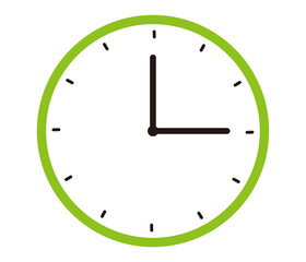 Illustration of a wall clock.