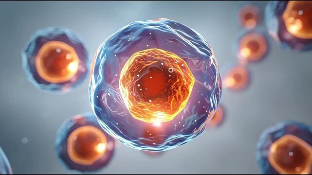 Mitosis Close-Up &mdash; Cinematic Cell Division Loop