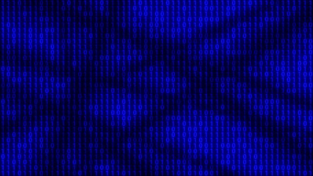 digital binary data scan loop background	