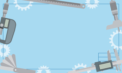 測定器具のフレームイラスト