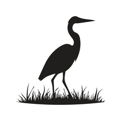 Fototapeta premium Modern Geometric Polygon Heron Bird Logo Identity Concept