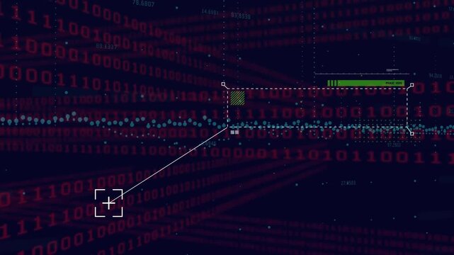 Unique loop video with computer coding and digital interface