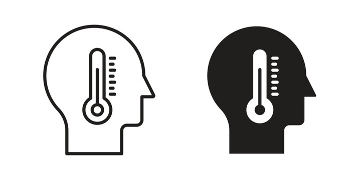 Fever icon collection. Vector design pack