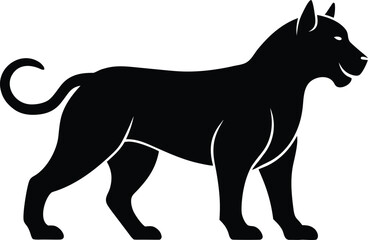 Obraz premium Cerberus silhouette vector art Illustration