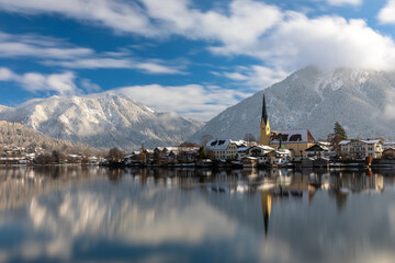 Malerwinkel in Rottach-Egern am Tegernsee, Bayern, im Winter © nemo1963