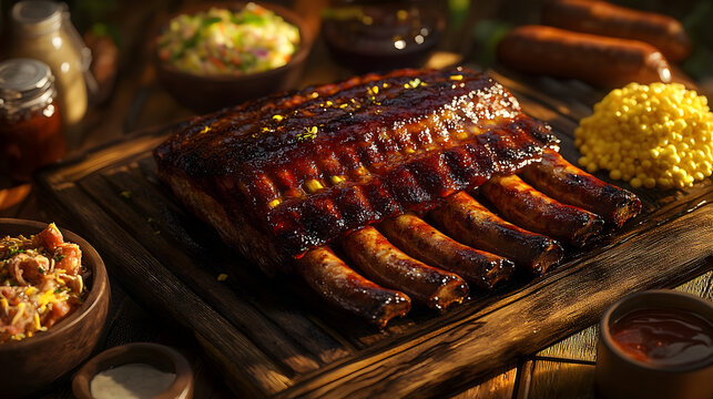 grilled meat on the grill